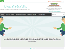 Tablet Screenshot of litografiagrafolito.com